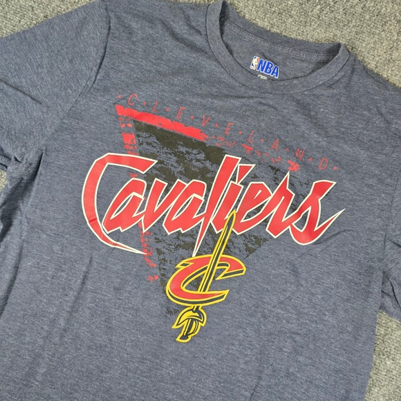 NBA Other - Mens NBA Cleveland Cavaliers Graphic T Shirt Large L Blue Short Sleeve Tee